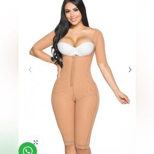 Stigma Fajas 7054 Girdle High Compression Postpartum Pre-Surgical 3XL Mocha